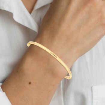 Bracciale rigido a mezza canna