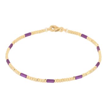 Bracciale con elementi colorati