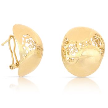 Orecchini a lastra traforati