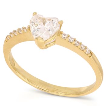 Anello solitario fantasia