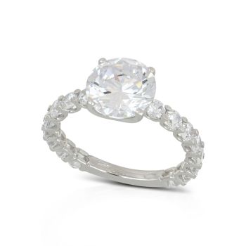 Anello solitario fantasia
