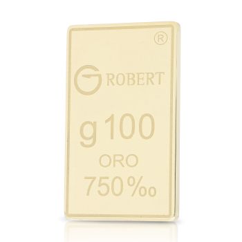 Lingotto in oro 18kt 100grammi