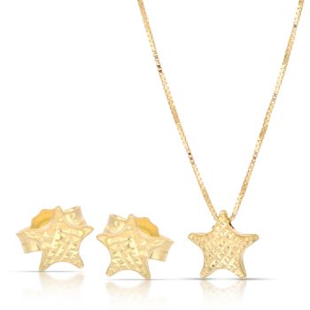 Parure girocollo e orecchini, mis1