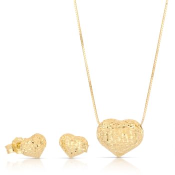 Parure girocollo e orecchini