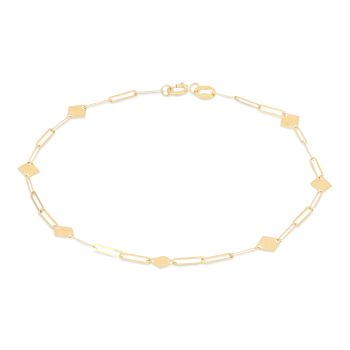 Bracciale alternato con rombi