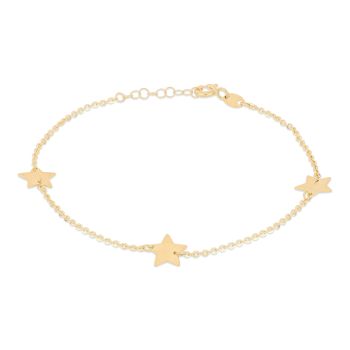 Bracciale con 3 stelle alternate