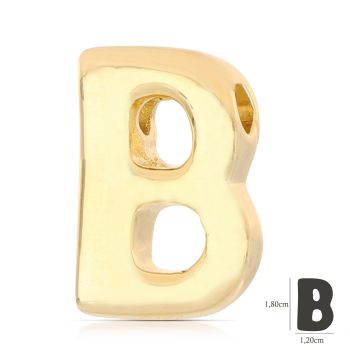 Pendente lettera elettroformata   B