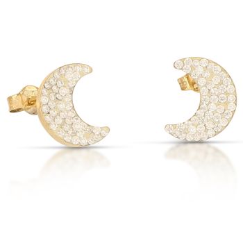 Orecchini luna gialli