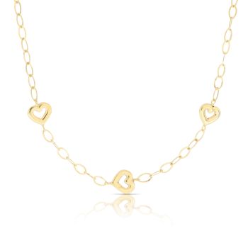 Girocollo alternato con cuori