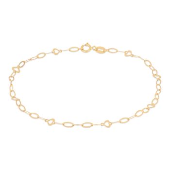 Bracciale ovalini e cuori