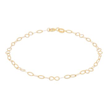 Bracciale ovalini e infiniti