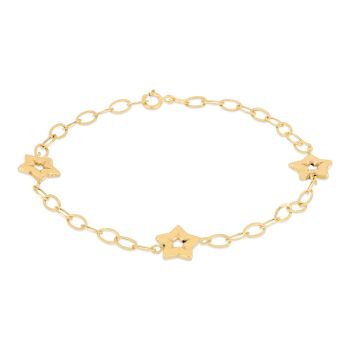 Bracciale alternato con stelle
