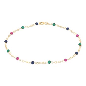 Bracciale con pietre colorate