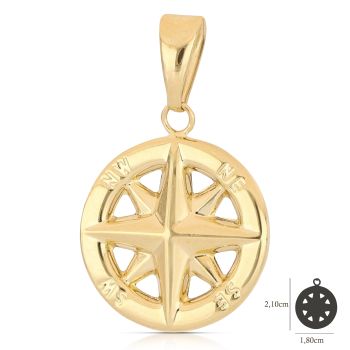 Pendente rosa dei venti
