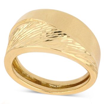 Anello giallo a lastra
