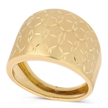 Anello giallo a lastra