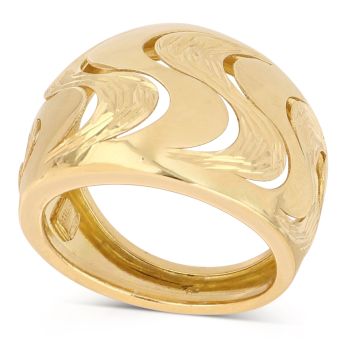 Anello giallo a lastra