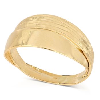 Anello giallo a lastra