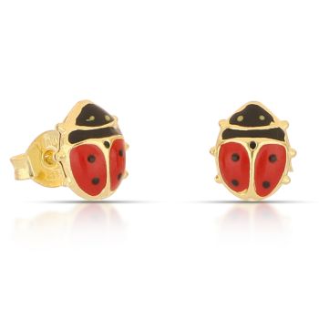 Orecchini coccinella misura3