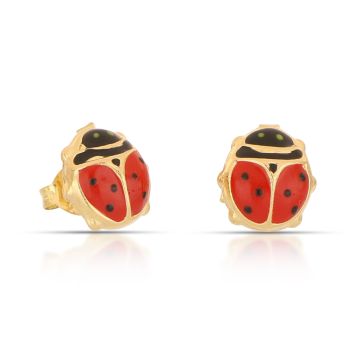 Orecchini coccinella misura4