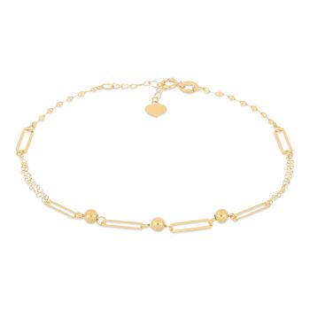 Bracciale maglie alternate