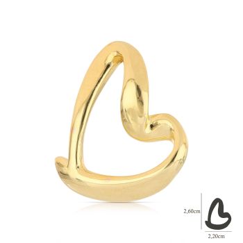 Pendente cuore misura1