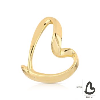 Pendente cuore misura3