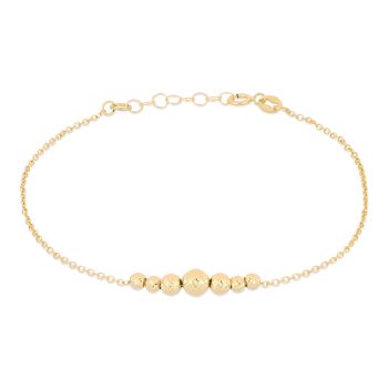 Bracciale con sfere centrali