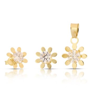 Parure pendente e orecchini