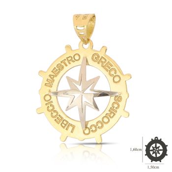 Pendente Rosa dei Venti mis.1