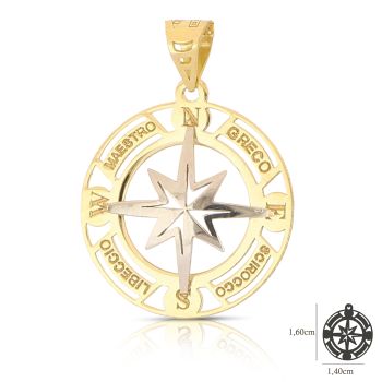 Pendente Rosa dei Venti mis.1