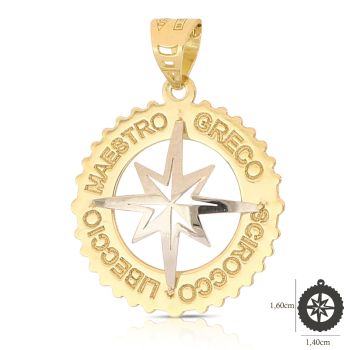 Pendente Rosa dei Venti mis.1