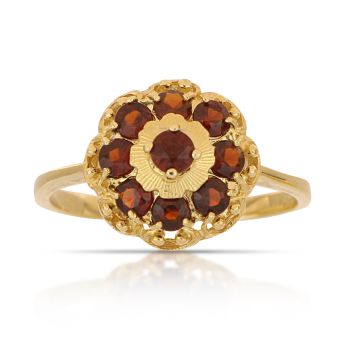 Anello con granato
