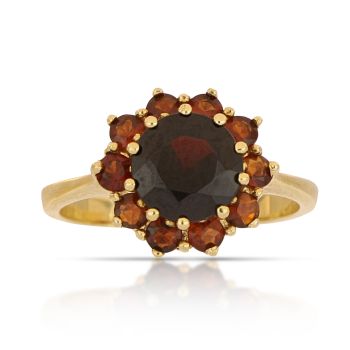 Anello con granato