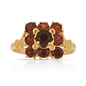 Anello con granato