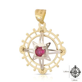 Pendente Rosa dei Venti mis.1