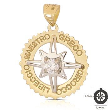Pendente Rosa dei Venti mis.1