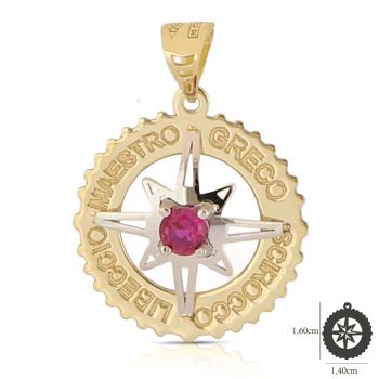 Pendente Rosa dei Venti mis.1