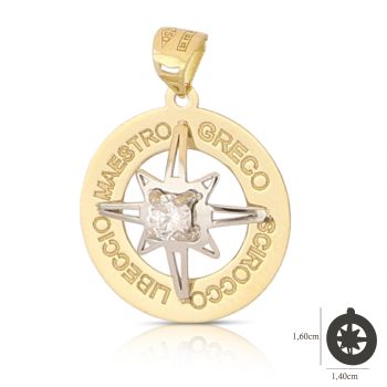 Pendente Rosa dei Venti mis.1