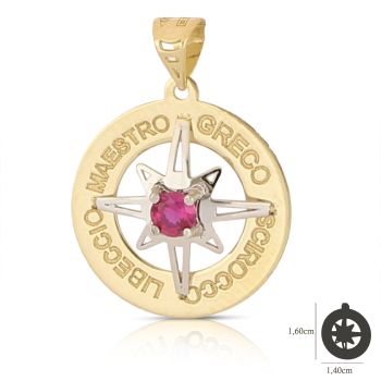 Pendente Rosa dei Venti mis.1