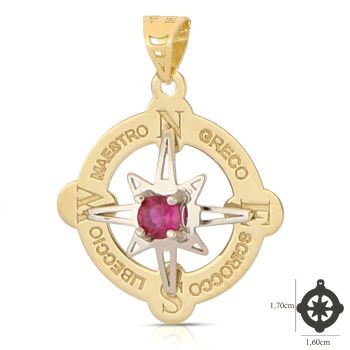 Pendente Rosa dei Venti mis.1