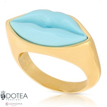 Mouth Turquoise ring