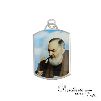 Pendente foto argento