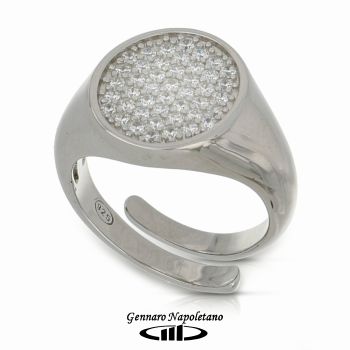 Anello 925 con zirconi