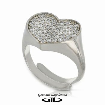 Anello 925 con zirconi