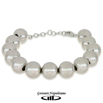 Bracciale a palline argento