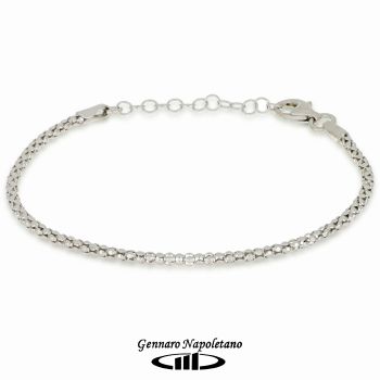 Bracciale pop corn argento