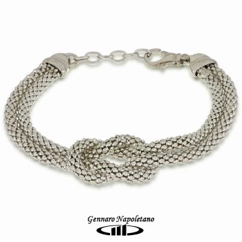 Bracciale pop corn argento