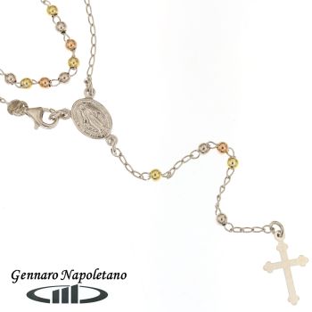 Rosary Silver necklace, 50cm