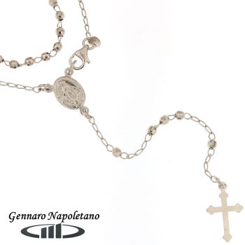 Rosary Silver necklace, 50cm